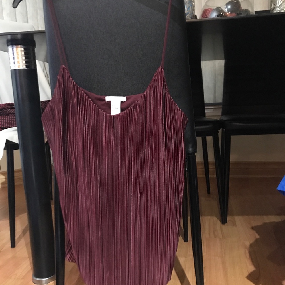 Burgundy Blouse